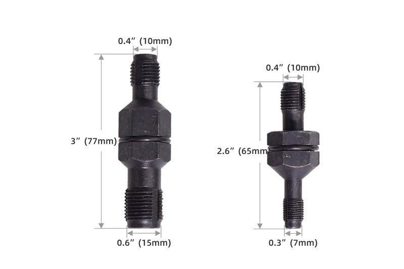 Alltooetools Spark Plug Thread Chaser Tool M10 x 1.0/M12 x 1.25 M14 x 1.5/M18 x 1.5 - Image 4